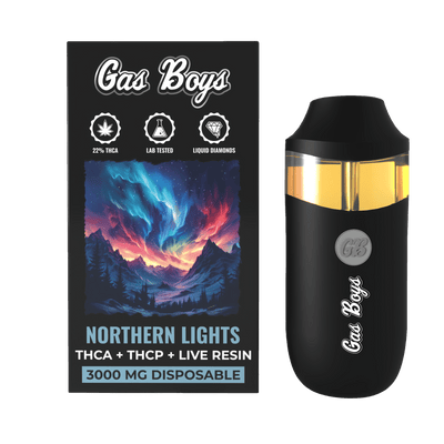 THCA 3G DISPOSABLE VAPE - Northern Lights  - Indica Hybrid (6 DEVICES)