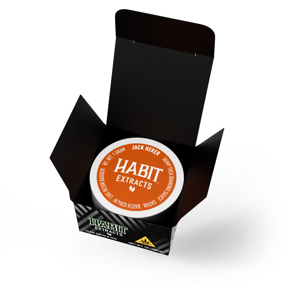 THCA Diamond Sauce Concentrate 1g Jack Herer (Sativa) 10pk display case - Tree Spirit Wellness
