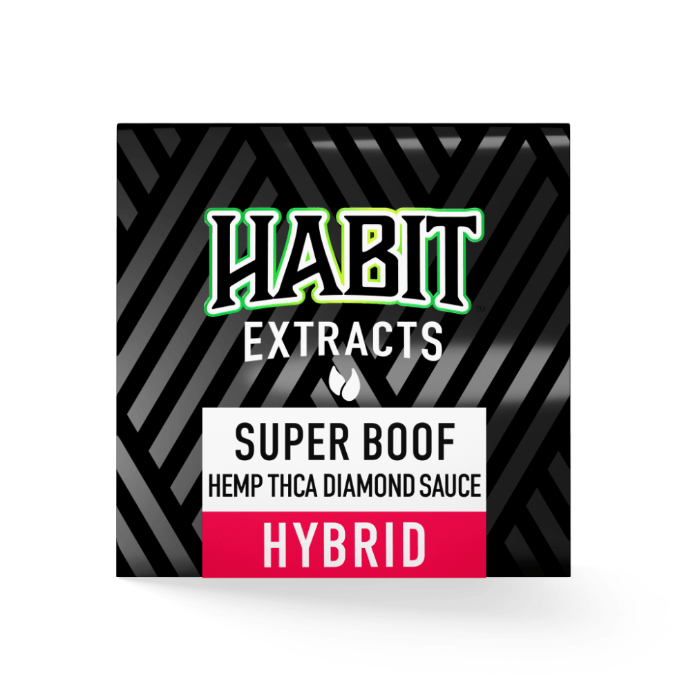 THCA Diamond Sauce Concentrate 1g Super Boof (Hybrid) 10pk display case - Tree Spirit Wellness