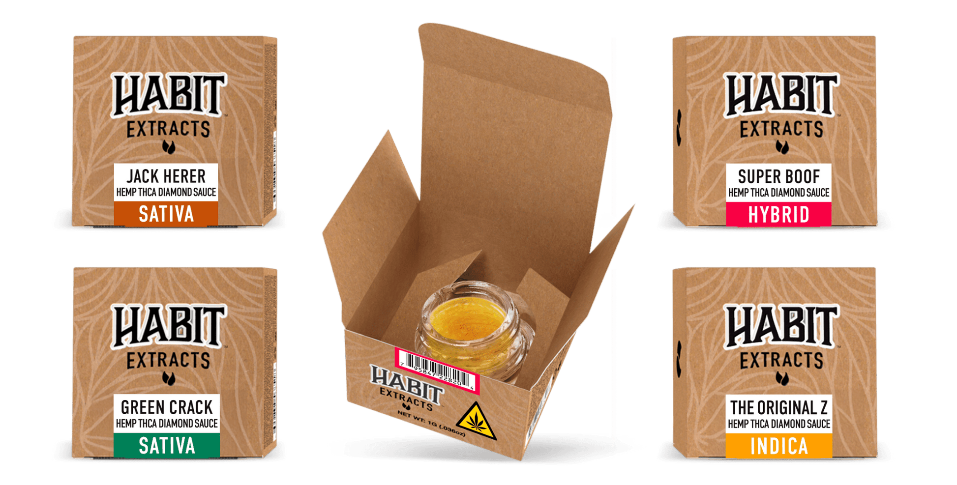 THCA Diamond Sauce Concentrate 1g Super Boof (Hybrid) Single - Tree Spirit Wellness