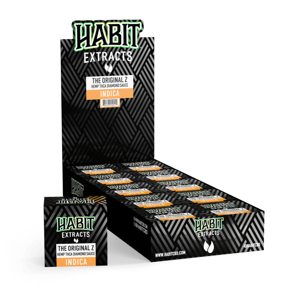 THCA Diamond Sauce Concentrate 1g The Original Z (Indica) 10pk display case - Tree Spirit Wellness