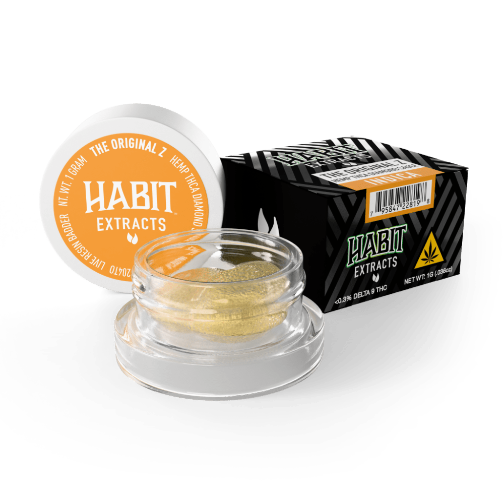 THCA Diamond Sauce Concentrate 1g The Original Z (Indica) 10pk display case - Tree Spirit Wellness