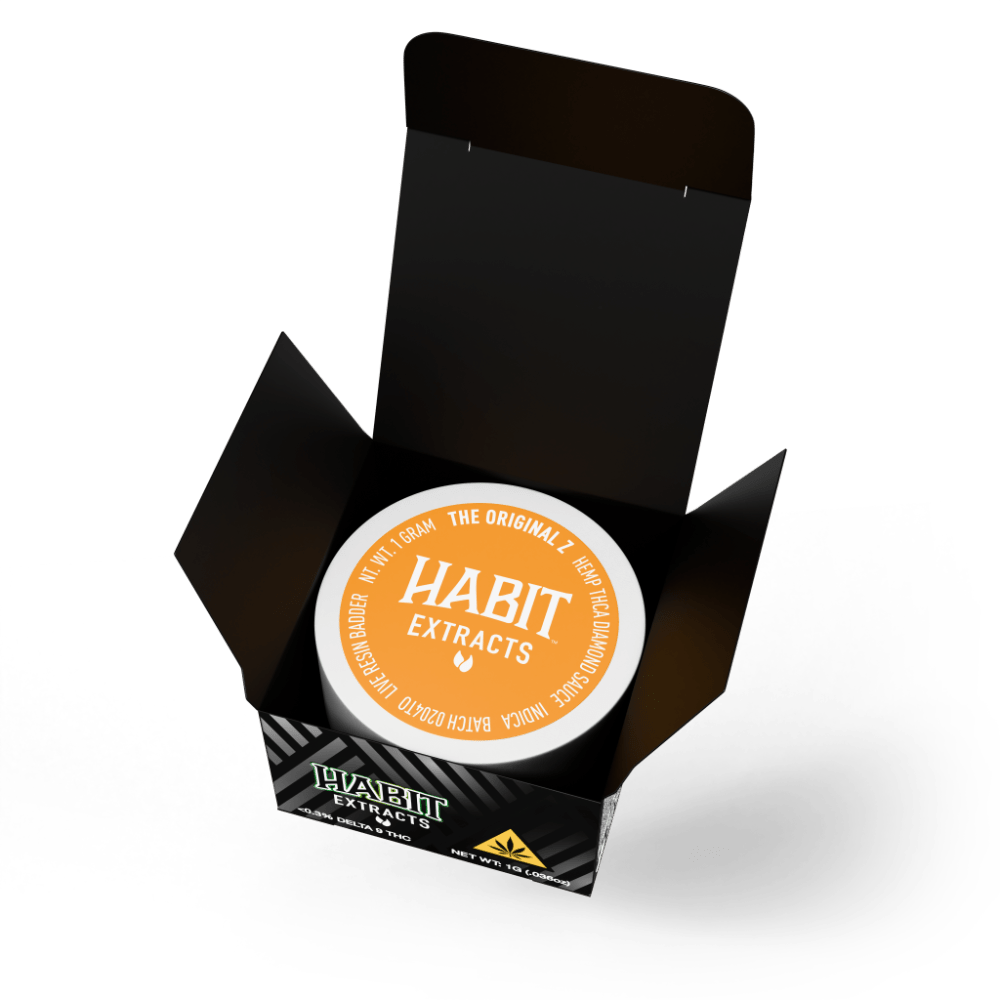 THCA Diamond Sauce Concentrate 1g The Original Z (Indica) 10pk display case - Tree Spirit Wellness