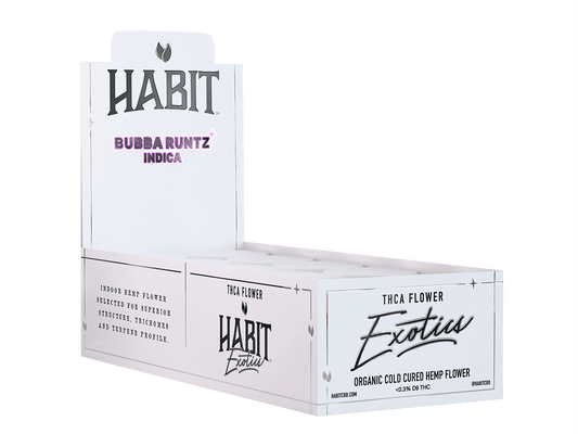 THCA Exotics Flower Bubba Runtz 3.5gr (Indica) - 10 Pack - Tree Spirit Wellness
