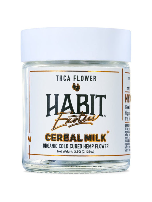 THCA Exotics Flower Jar Cereal Milk 4oz (Hybrid) - Tree Spirit Wellness