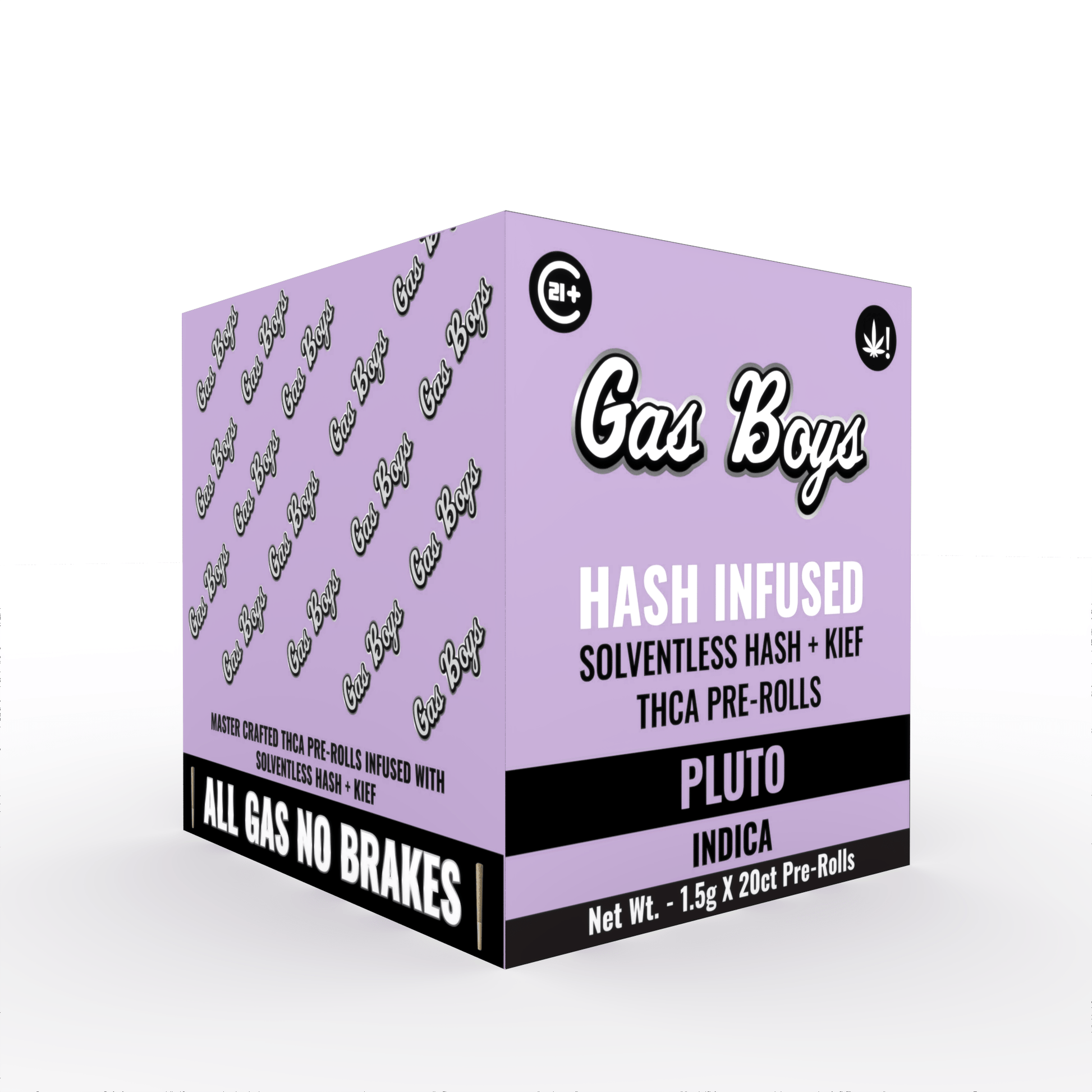 THCA INFUSED PRE - ROLL Pluto Display Box - Indica (20ct) - Tree Spirit Wellness