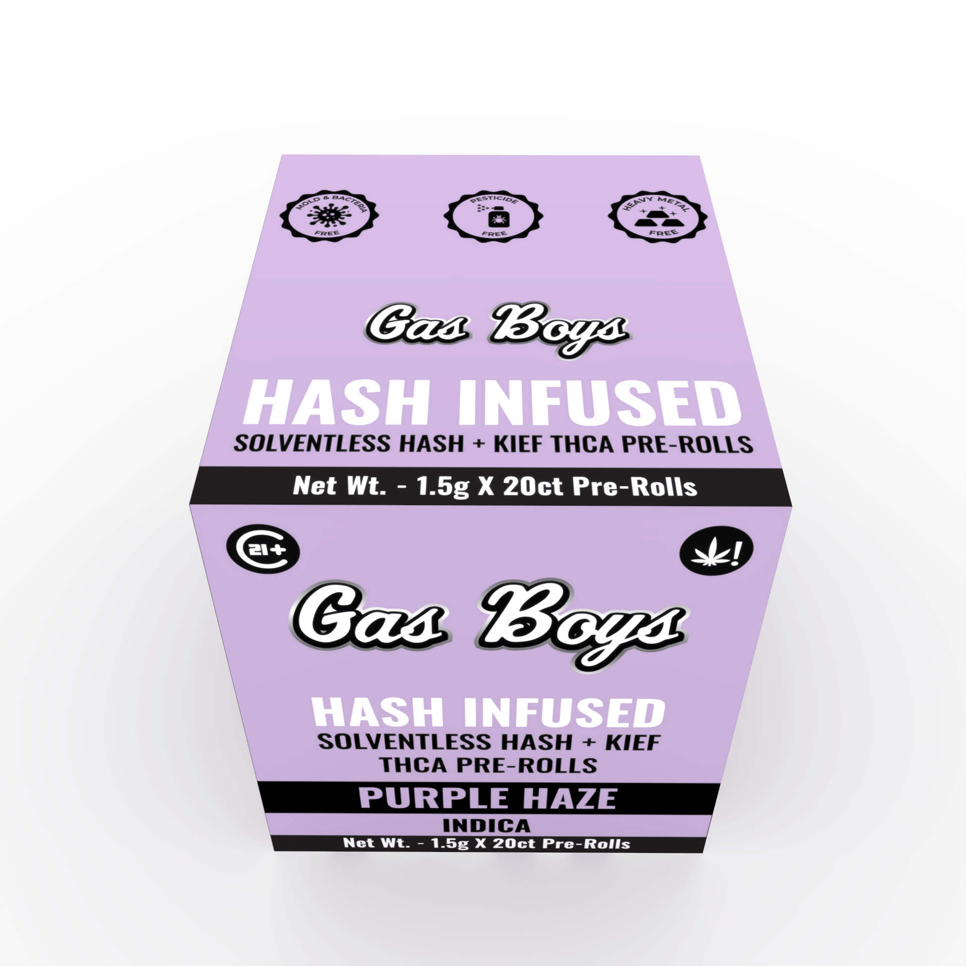 THCA INFUSED PRE - ROLL Purple Haze Display Box - Indica (20ct) - Tree Spirit Wellness