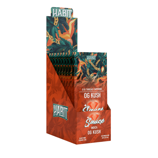 THCA Live Resin 510 Cartridge – OG Kush 1g (Indica) - 10 Pack - Tree Spirit Wellness