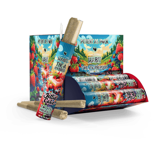 THCA.75g PRE - Rolls 2Pk Jellie cake (Hybrid) Case of 20 - Tree Spirit Wellness