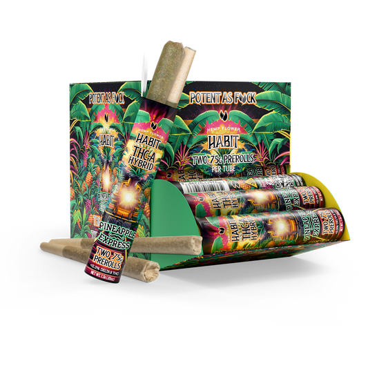 THCA.75g PRE - Rolls 2Pk Pineapple Express (Hybrid) Case of 20 - Tree Spirit Wellness
