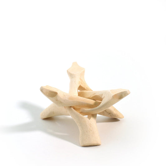 Tripod 4" Natural Eucalyptus Wood (fits Abalone shells 3 - 5") - Tree Spirit Wellness