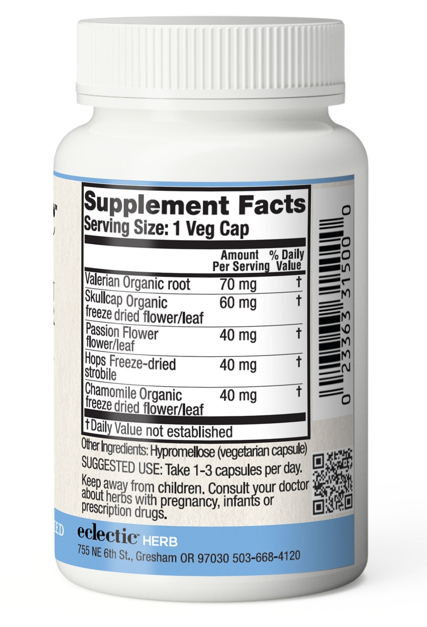 VALERIAN - PASSION FLOWER CAPSULES - Tree Spirit Wellness