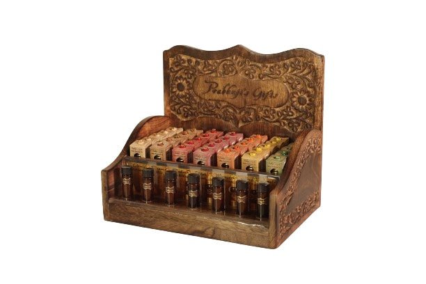 Wholesale Opening Bundle - Attar Oil - Display Rack with Complete Line 0.1 oz (3 ml) - 35 Bottles - Tree Spirit Wellness