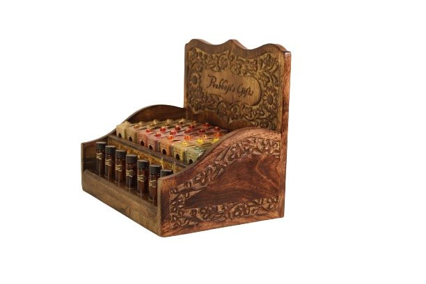 Wholesale Opening Bundle - Attar Oil - Display Rack with Complete Line 0.1 oz (3 ml) - 35 Bottles - Tree Spirit Wellness