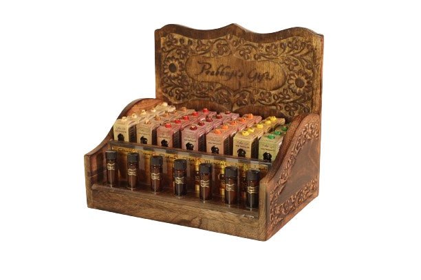 Wholesale Opening Bundle - Attar Oil - Display Rack with Complete Line 0.2 oz (6 ml) - 35 Bottles - Tree Spirit Wellness