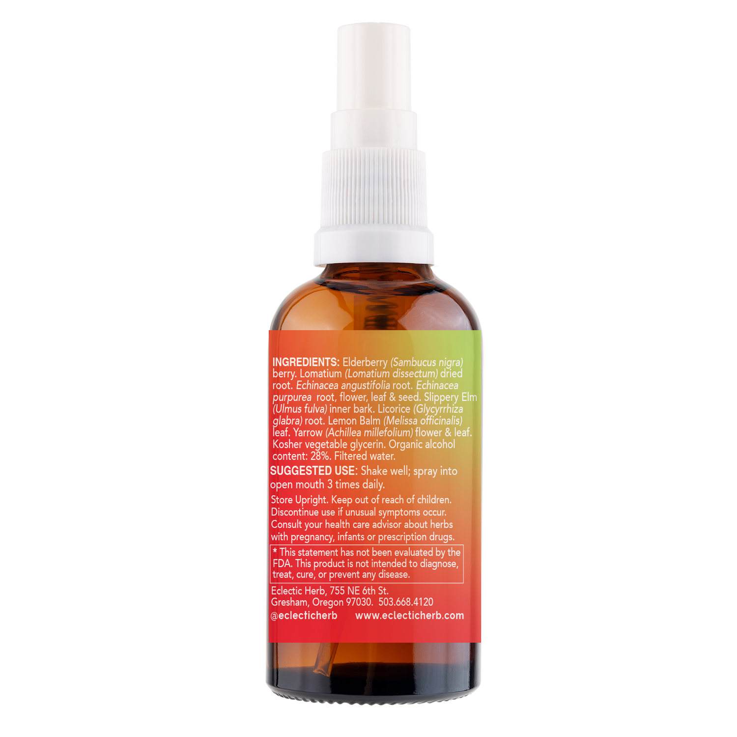 LOMATIUM - ELDERBERRY SPRAY freeshipping - Tree Spirit Wellness