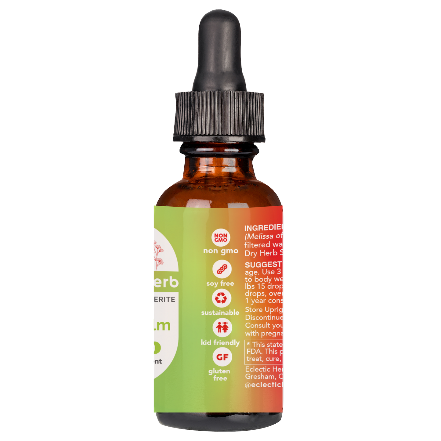 LEMON BALM LIQUID KIDS- LEMON FLAVOR freeshipping - Tree Spirit Wellness