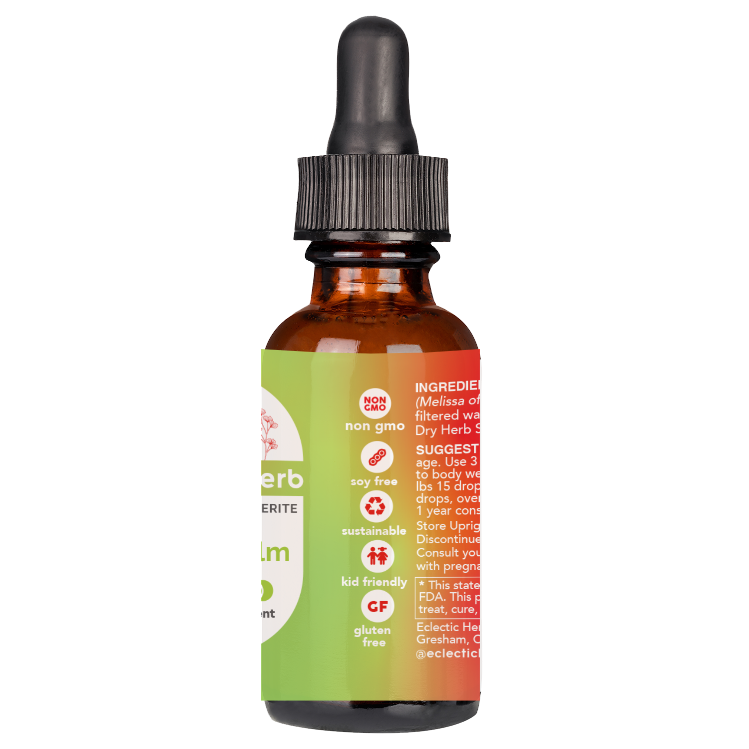 LEMON BALM LIQUID KIDS- LEMON FLAVOR freeshipping - Tree Spirit Wellness