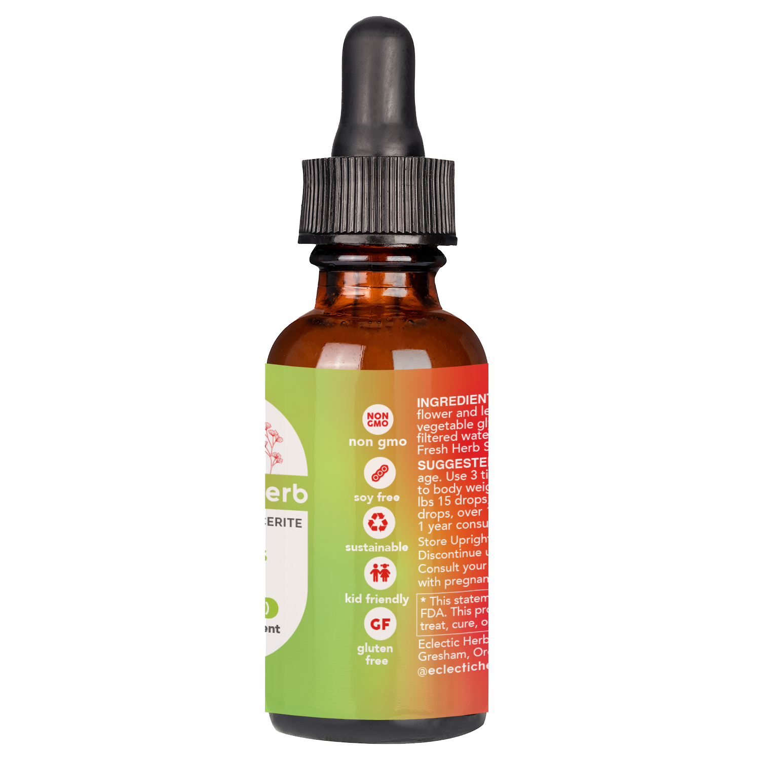 ST. JOHN'S WORT LIQUID KIDS- BLACKCHERRY freeshipping - Tree Spirit Wellness