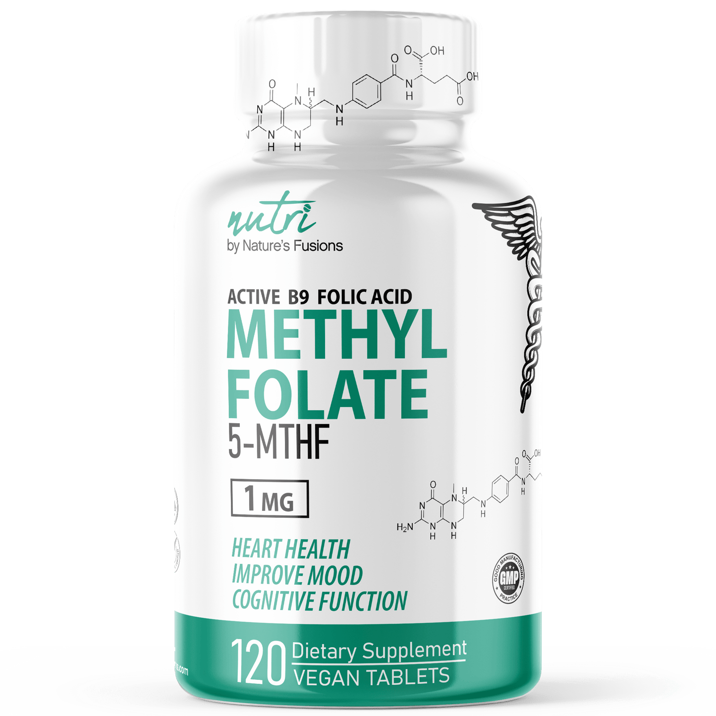 Methylfolate 1 MG - 120 Vegan Ct - Tree Spirit Wellness