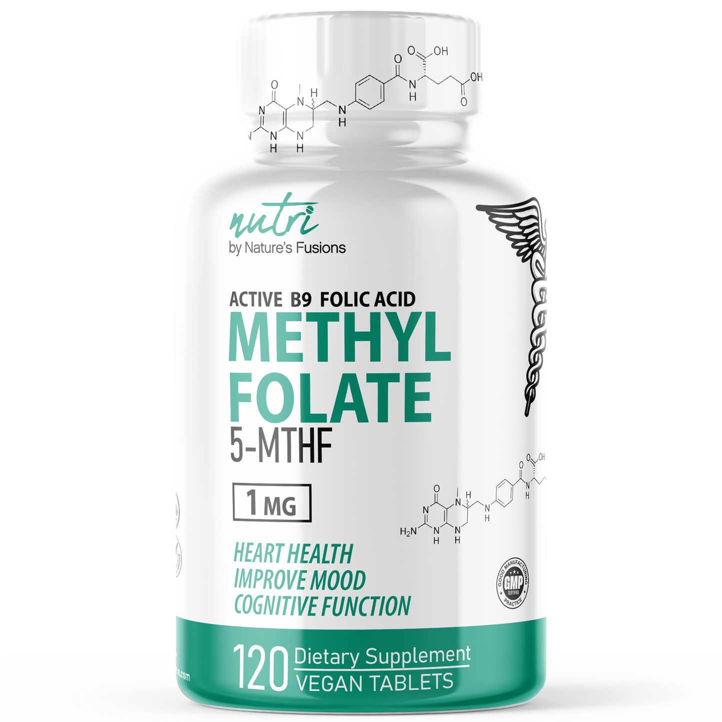 5-MTHF L Methylfolate 1 MG - 120 Vegan Tablets - Tree Spirit Wellness