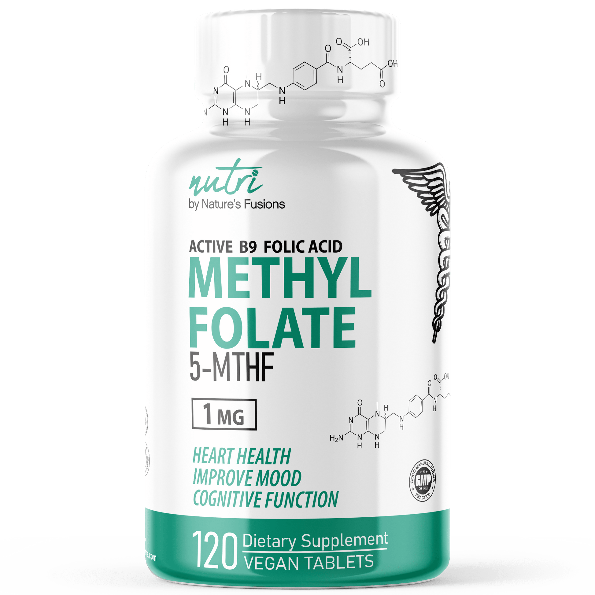 Methylfolate 1 MG - 120 Vegan Ct - Tree Spirit Wellness