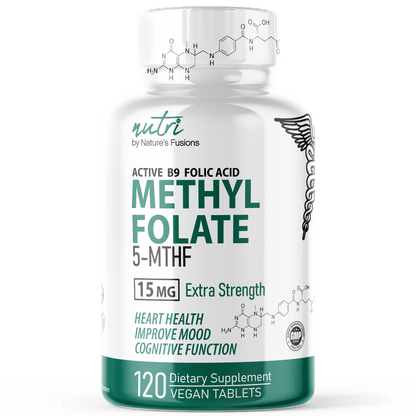 5-MTHF L Methylfolate 15MG - 120 Vegan Tablets - Tree Spirit Wellness