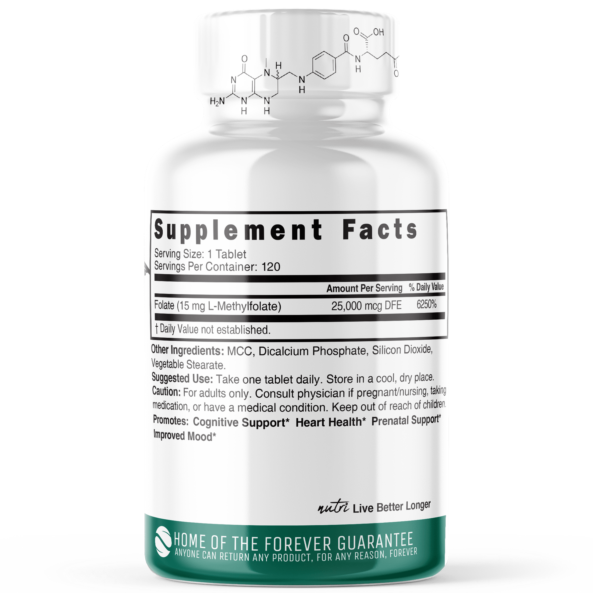 Methylfolate 15mg - Tree Spirit Wellness