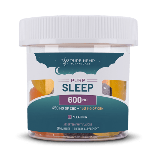 600mg Pure Sleep CBD+CBN Gummies - Tree Spirit Wellness
