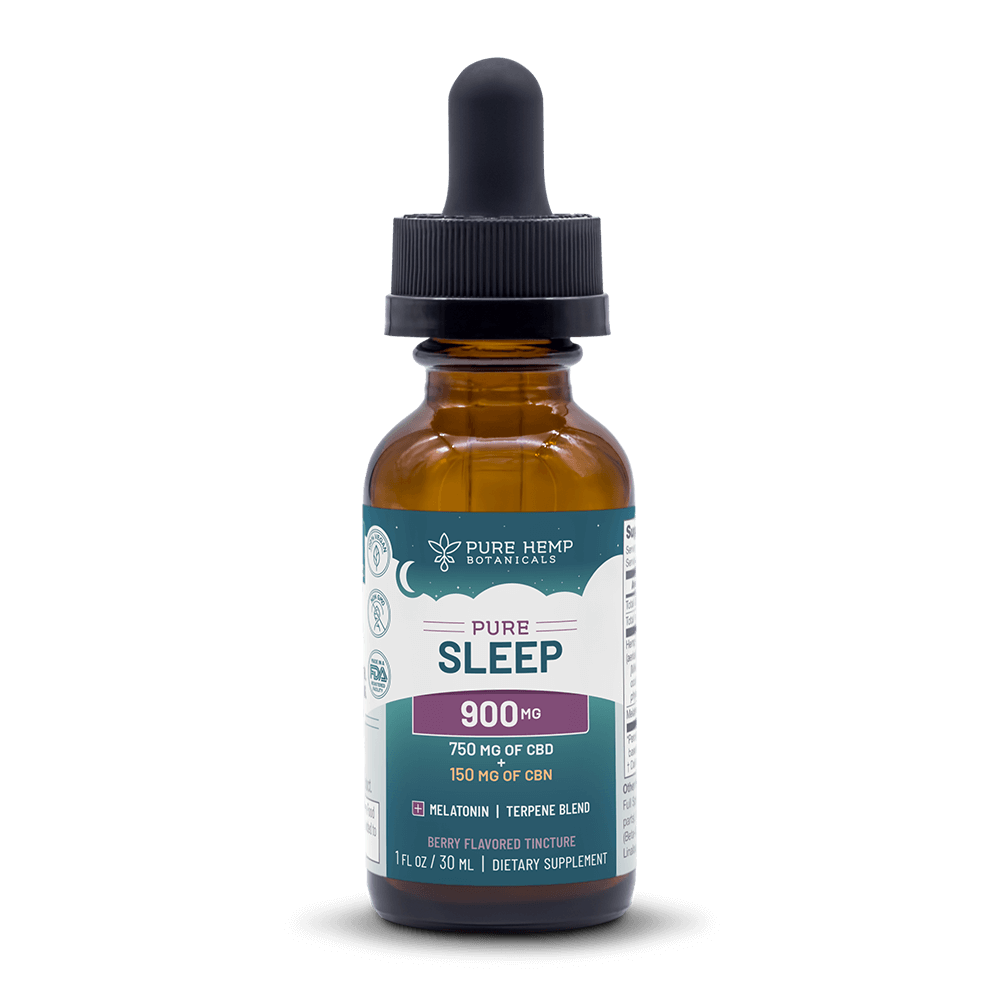 900mg Pure Sleep CBD + CBN Tincture - Tree Spirit Wellness