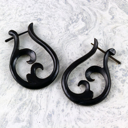 Adaya Hoops - Horn - Tree Spirit Wellness