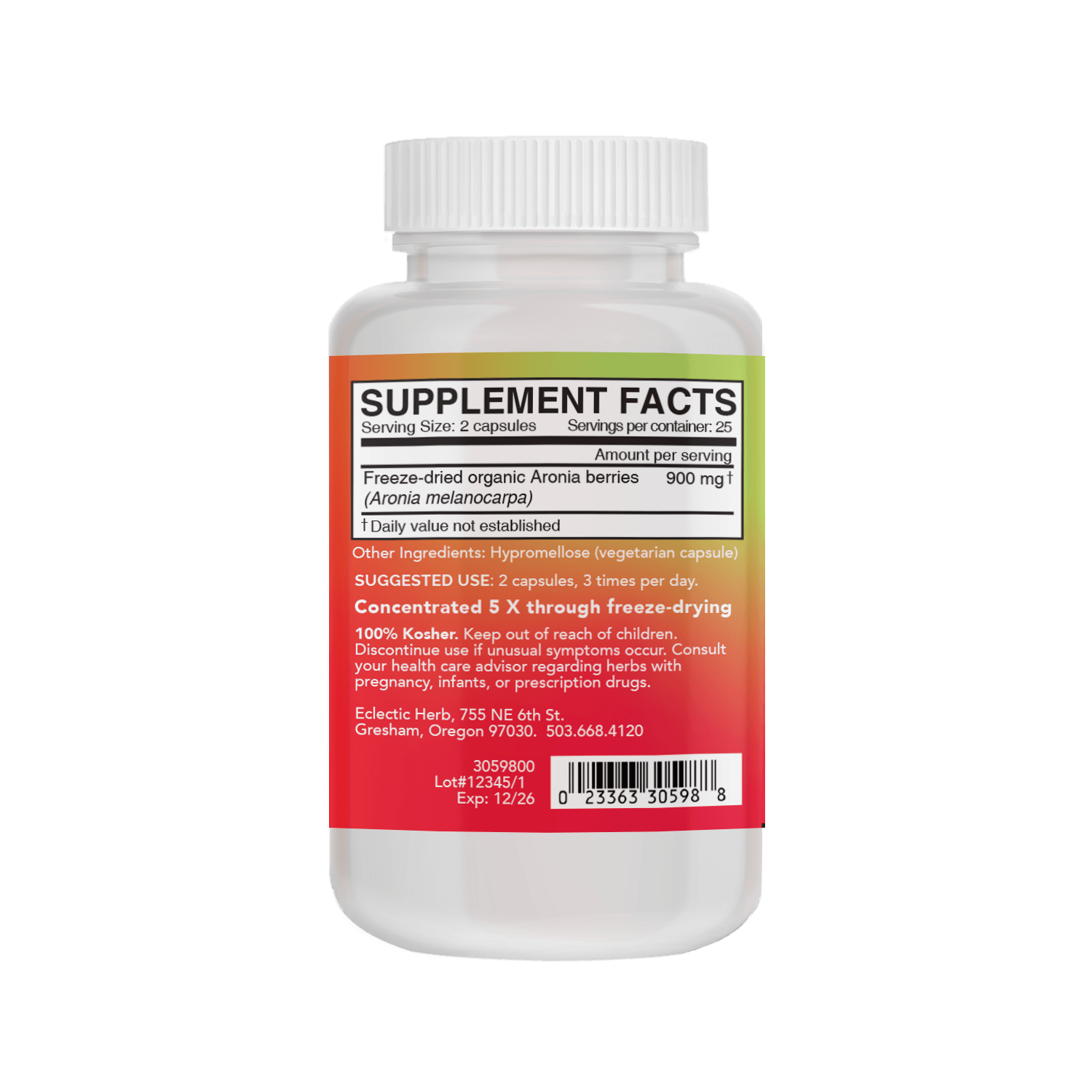 ARONIA BERRY CAPSULES - Tree Spirit Wellness
