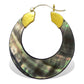 Belladonna Hoops - Black Shell - Tree Spirit Wellness