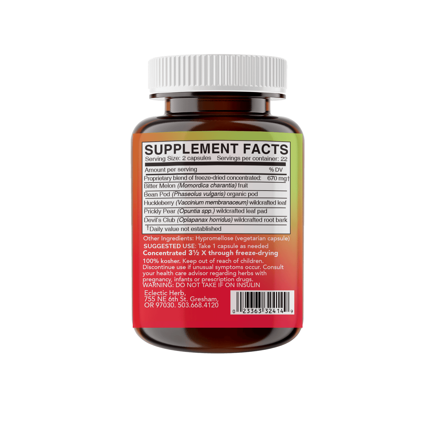 BLOOD SUGAR BALANCE CAPSULES - Tree Spirit Wellness