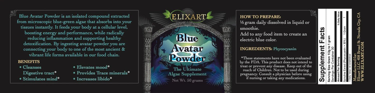 Blue Avatar Powder - Tree Spirit Wellness