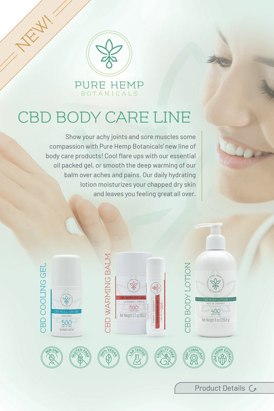 Body care line info card - Tree Spirit Wellness