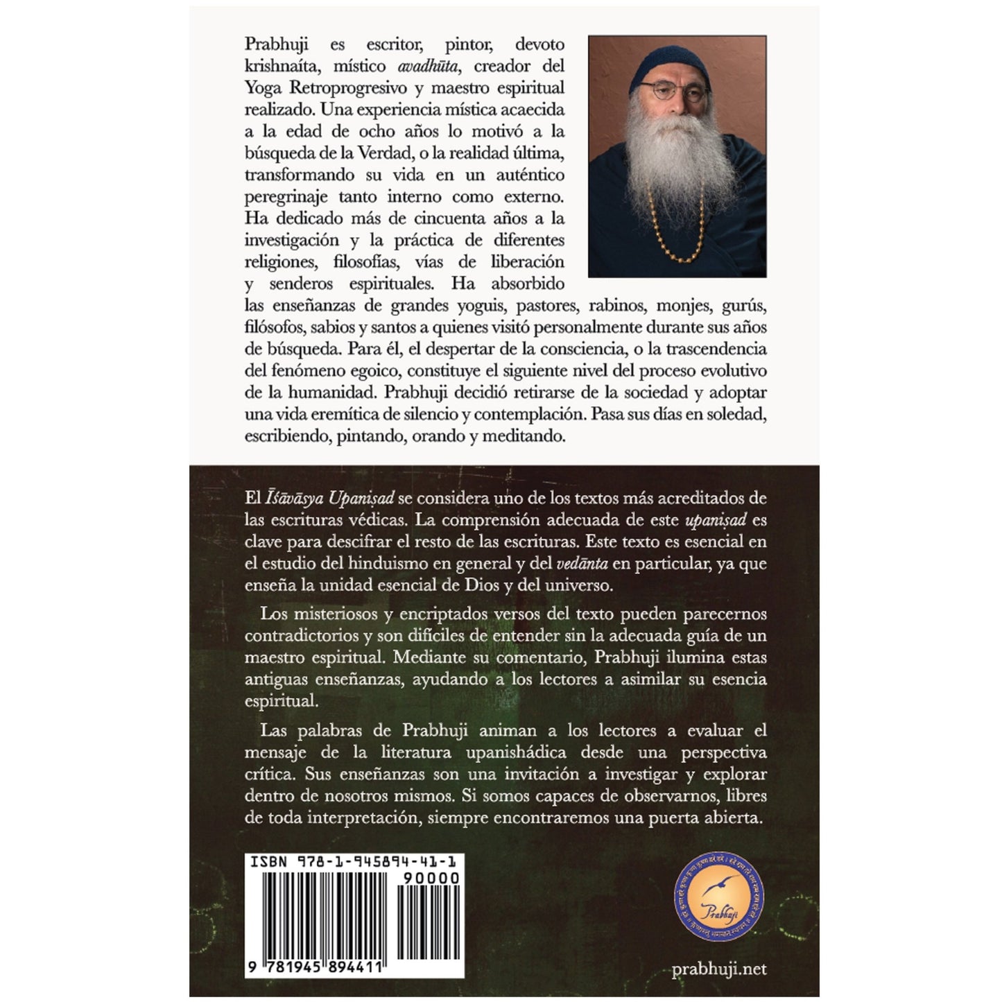 Book Ishavasya Upanishad - Comentado por Prabhuji (Paperback - Spanish) - Tree Spirit Wellness
