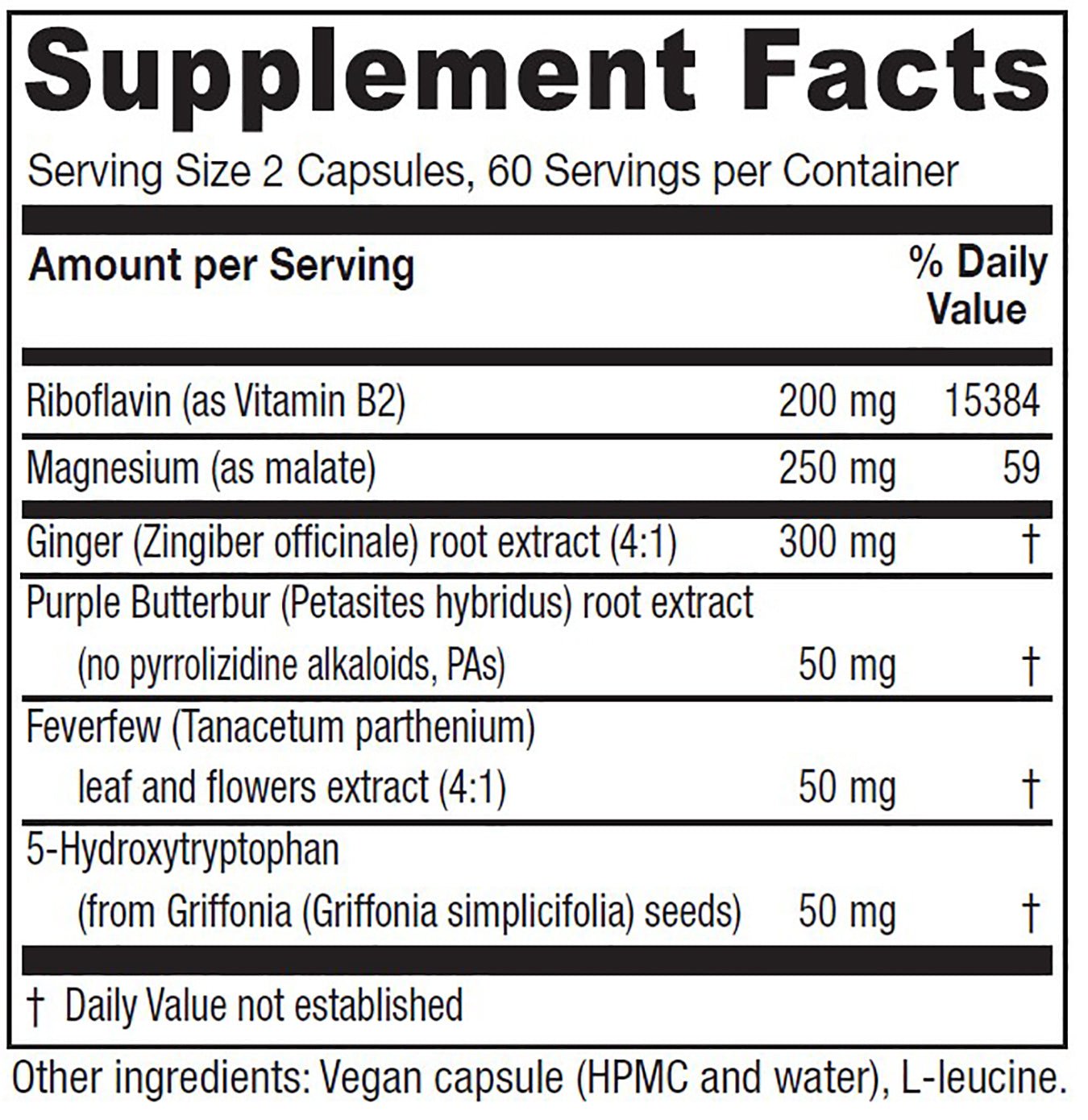 Butterbur Extra™ – 120 capsules - Tree Spirit Wellness