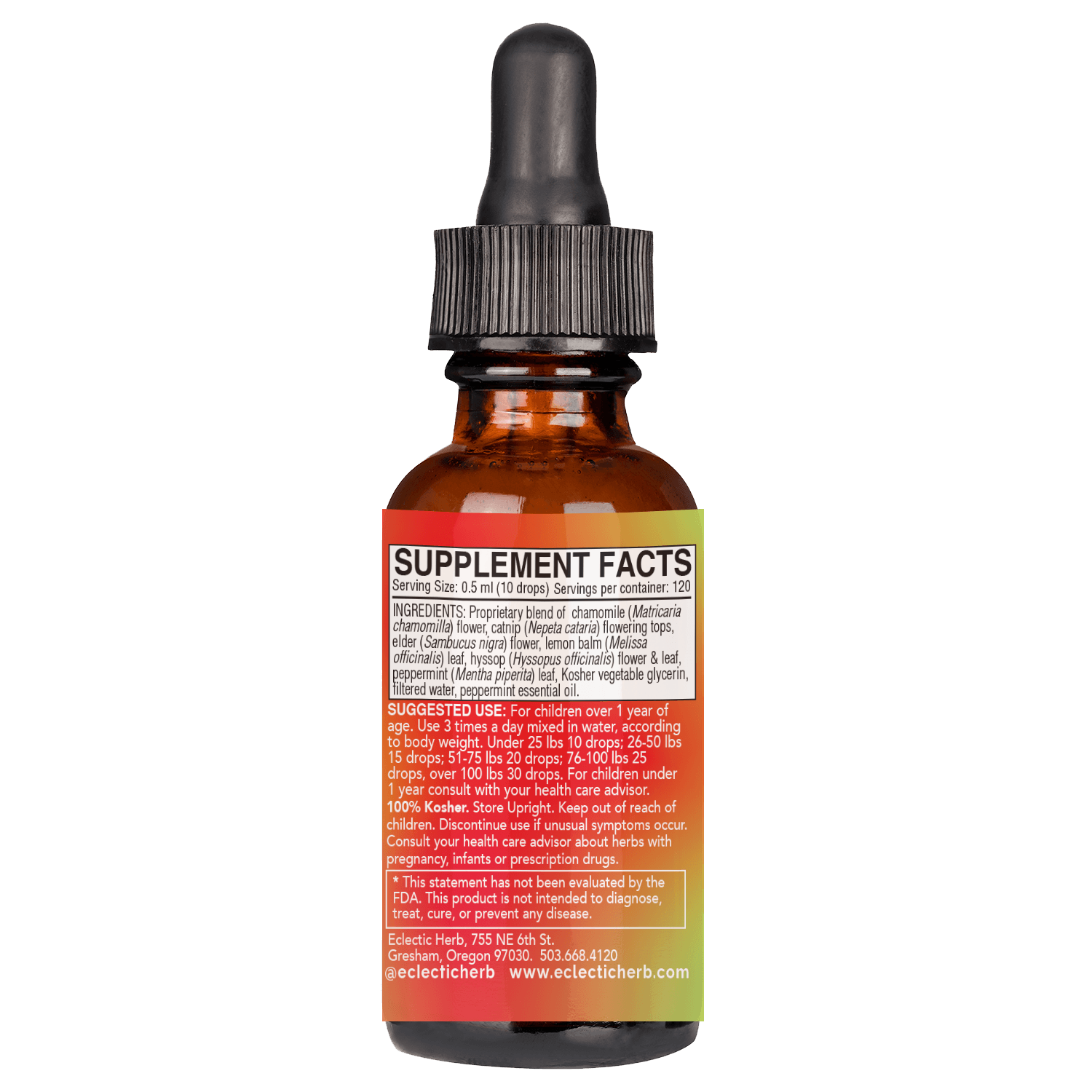 CALMING TONIC PEPPERMINT - Tree Spirit Wellness