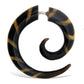 Coco Inlaid Spirals - Horn - Tree Spirit Wellness