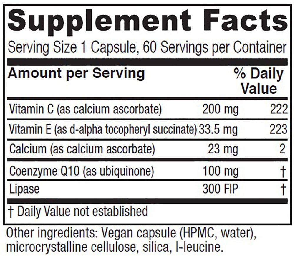 CoQ10 Extra™, 100 mg – 60 caps. - Tree Spirit Wellness