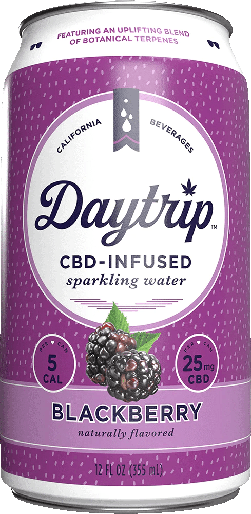 Daytrip CBD Infused Sparkling Water Blackberry - Tree Spirit Wellness