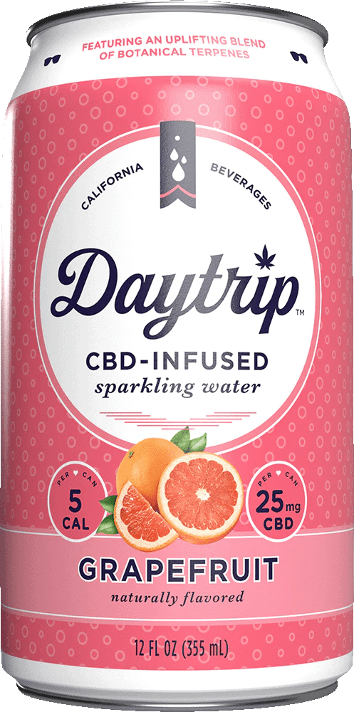 Daytrip CBD Infused Sparkling Water Grapefruit - Tree Spirit Wellness