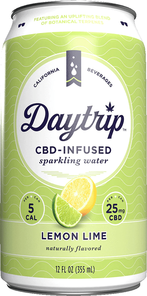 Daytrip CBD Infused Sparkling Water Lemon Lime - Tree Spirit Wellness
