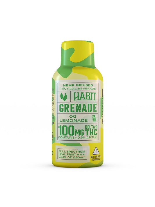 Delta 9 GRENADE Beverage 25pk- OG Lemonade - Tree Spirit Wellness