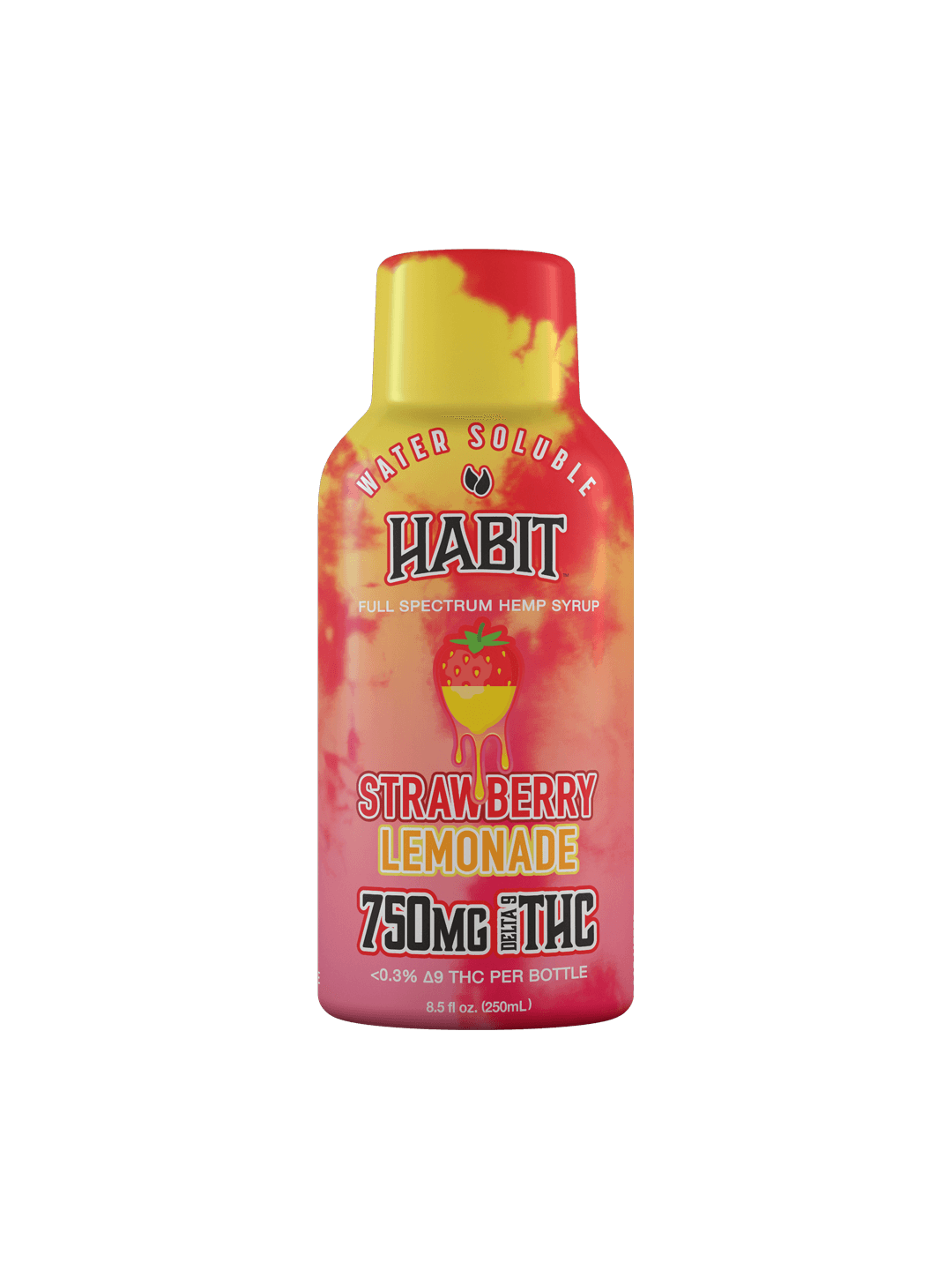Delta 9 HEMP Syrup 750mg Strawberry lemonade - Tree Spirit Wellness