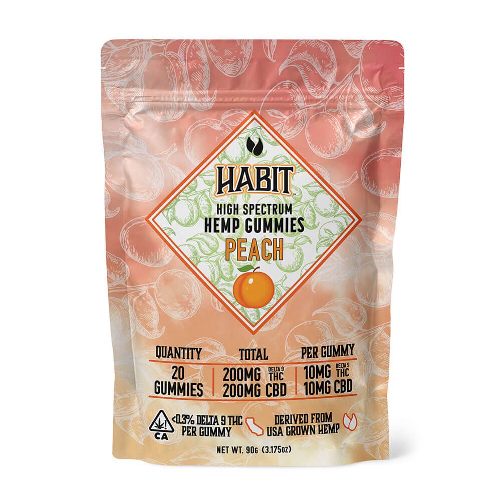 Delta 9 High Spectrum Hemp Gummies – Peach - Tree Spirit Wellness