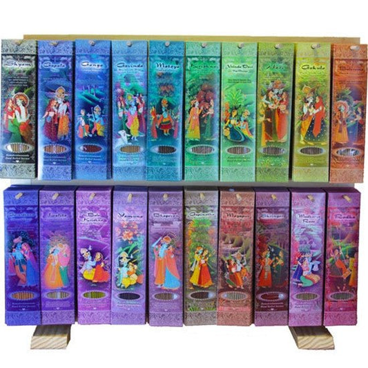 Display Rack Horizontal - 20 Fragrances Incense Sticks - 260 Packs - Tree Spirit Wellness