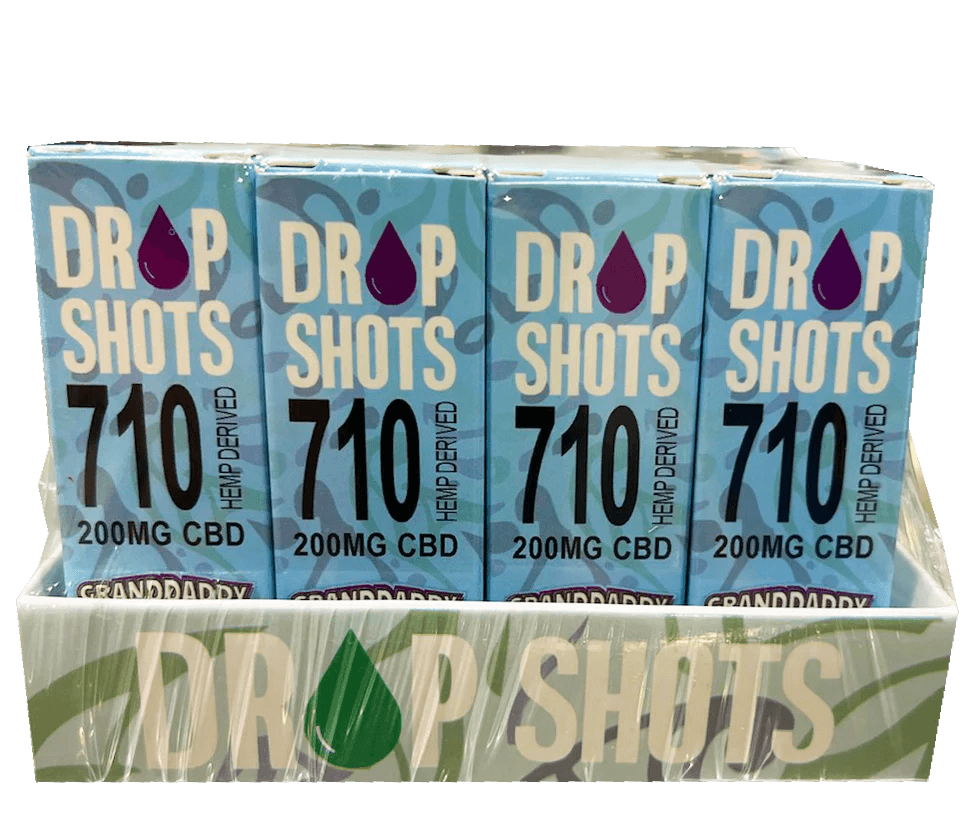 DROP SHOTS 710 - 200mg CBD Grand Daddy Purple - Tree Spirit Wellness