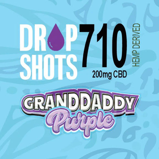 DROP SHOTS 710 - 200mg CBD Grand Daddy Purple - Tree Spirit Wellness